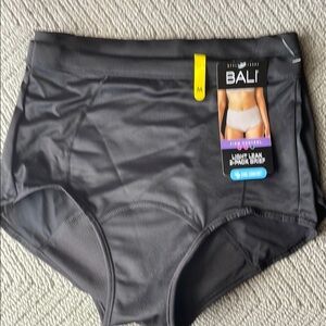 Bali Black High-Waist Briefs